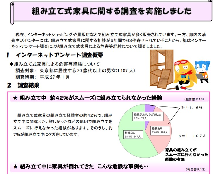 2026年6月8日/公的データで分かる、組立家具の注意点｜組立中のけがと完成後のねじ緩み