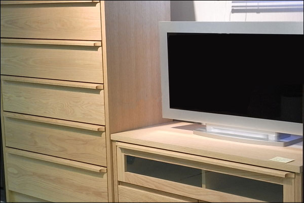 オーク材ローチェスト