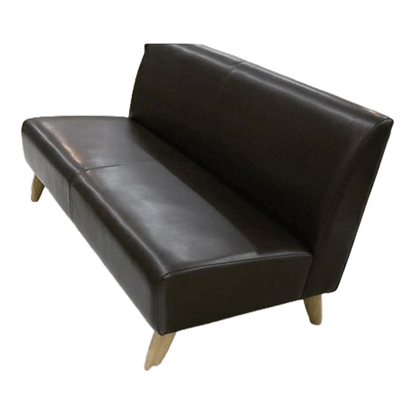 肘掛けなしのソファ