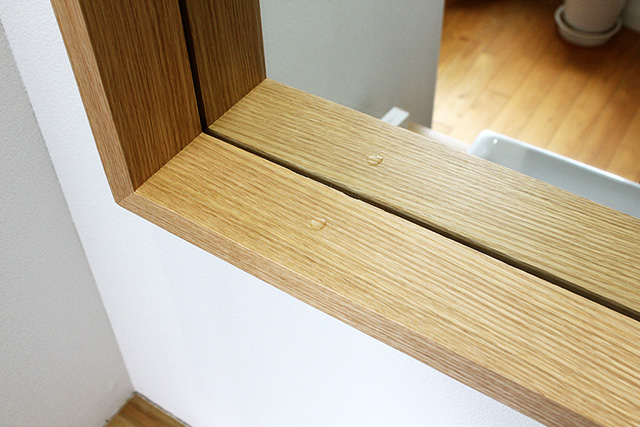 水に強いウレタン塗装