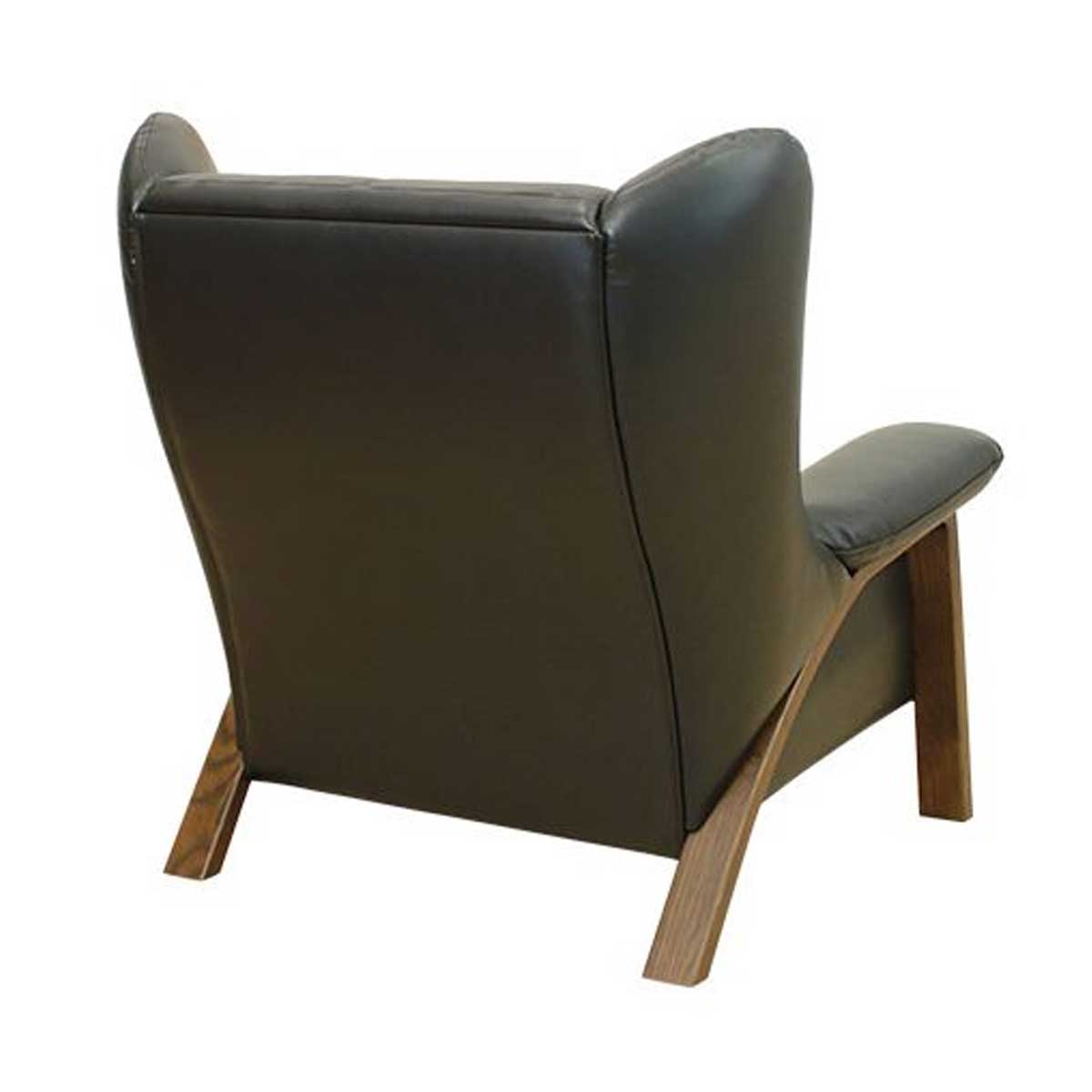 幅90センチ1人掛け（一人掛け）ソファー「ホルン」は、背面も丁寧に仕上げています