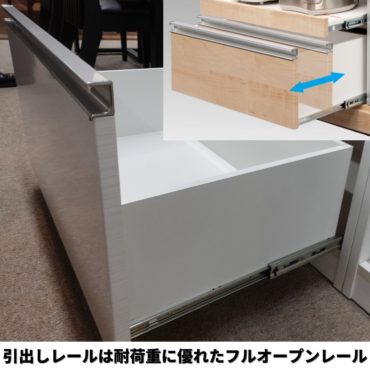 幅70 奥行46 高さ165.3】低い天井にたくさんの食器を収納できる大容量 