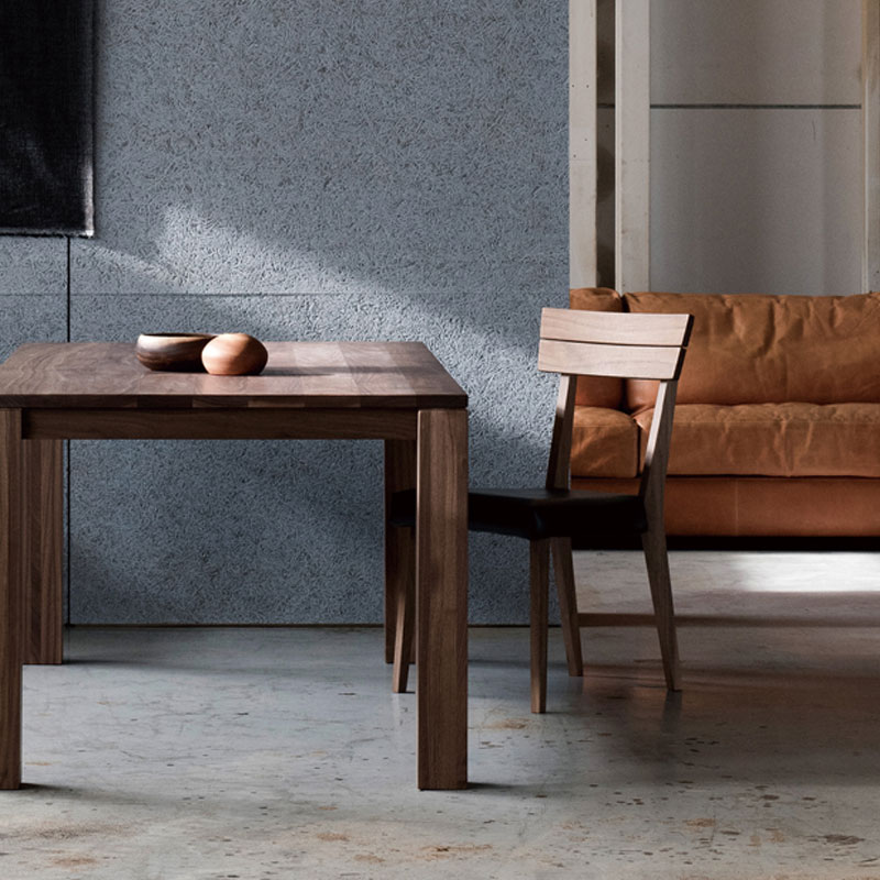 ダイニングチェア「アンボ」のファブリックは6色。グレー、オレンジ、キャメル、ダークブラウン、チャコールグレーとございます