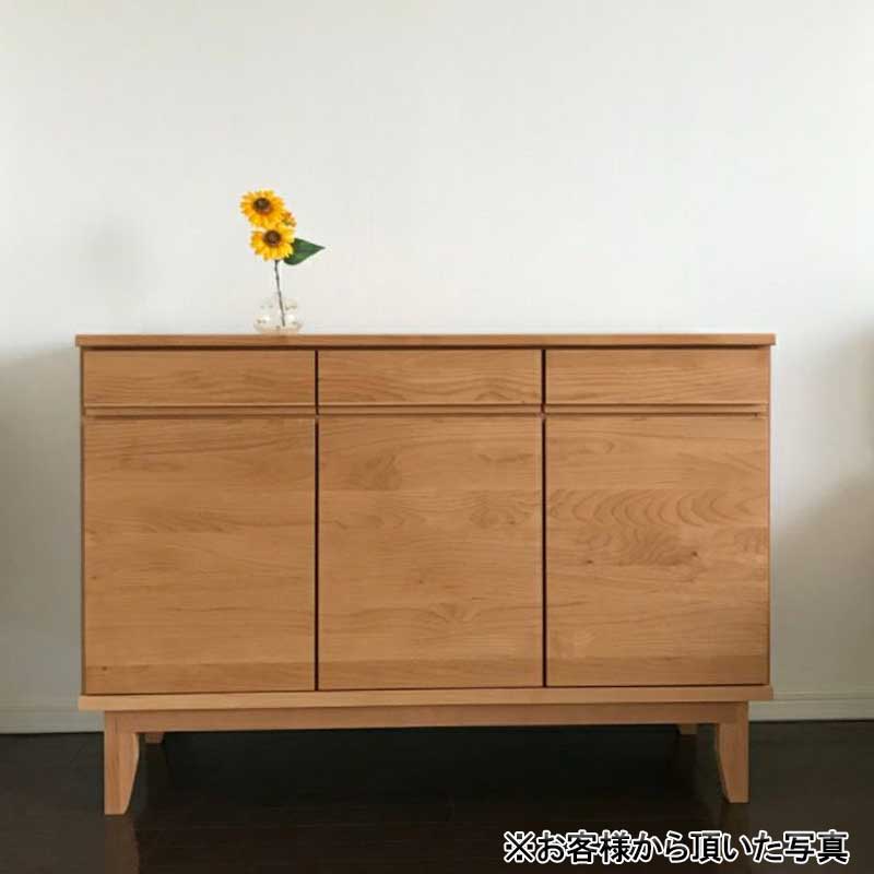 118センチ幅サイドボード「モニカ」は、お客様からご使用の写真頂きました