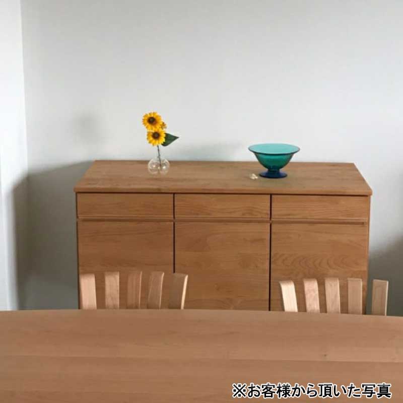 118センチ幅サイドボード「モニカ」は、お客様からご使用の写真頂きました