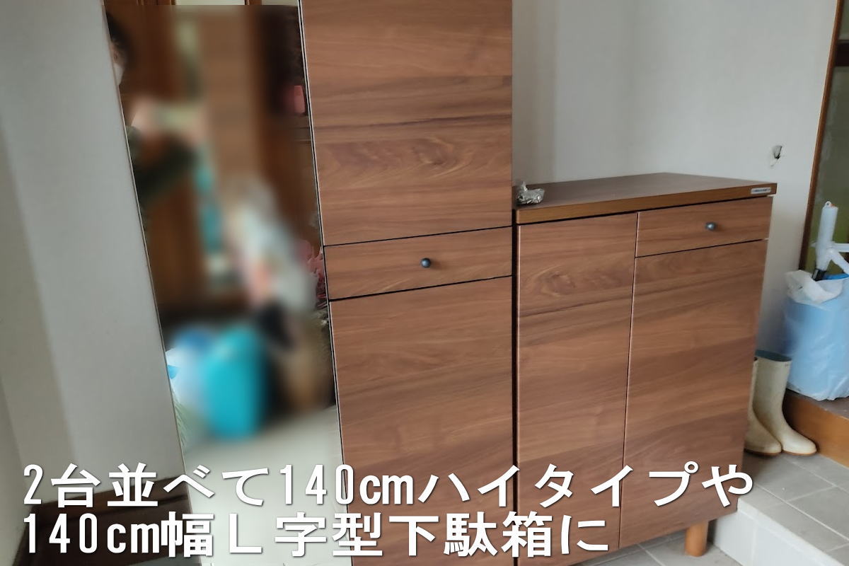 ソルト　70センチ幅ロータイプ下駄箱