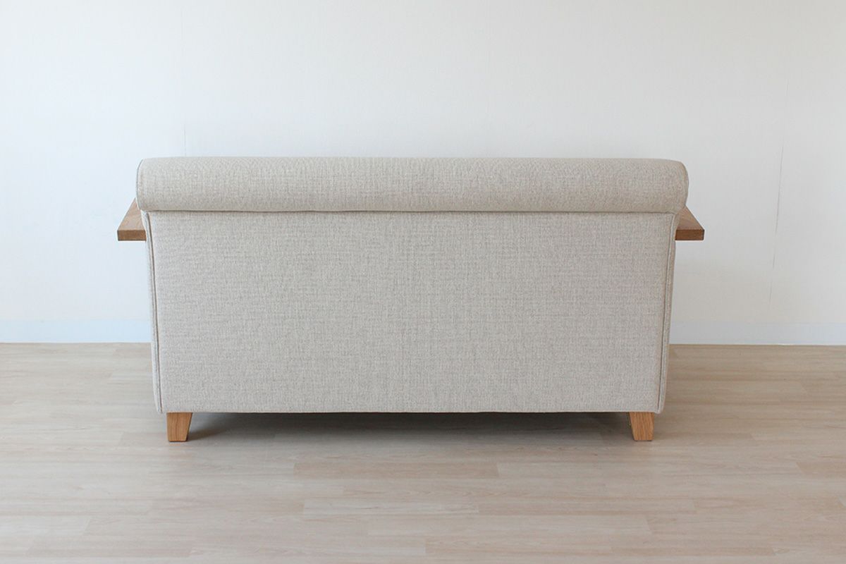 サイズオーダー「ポーチカ肘掛付きソファー二人掛け」幅120・幅130・幅140・幅150は、幅を別注（オーダー）可能