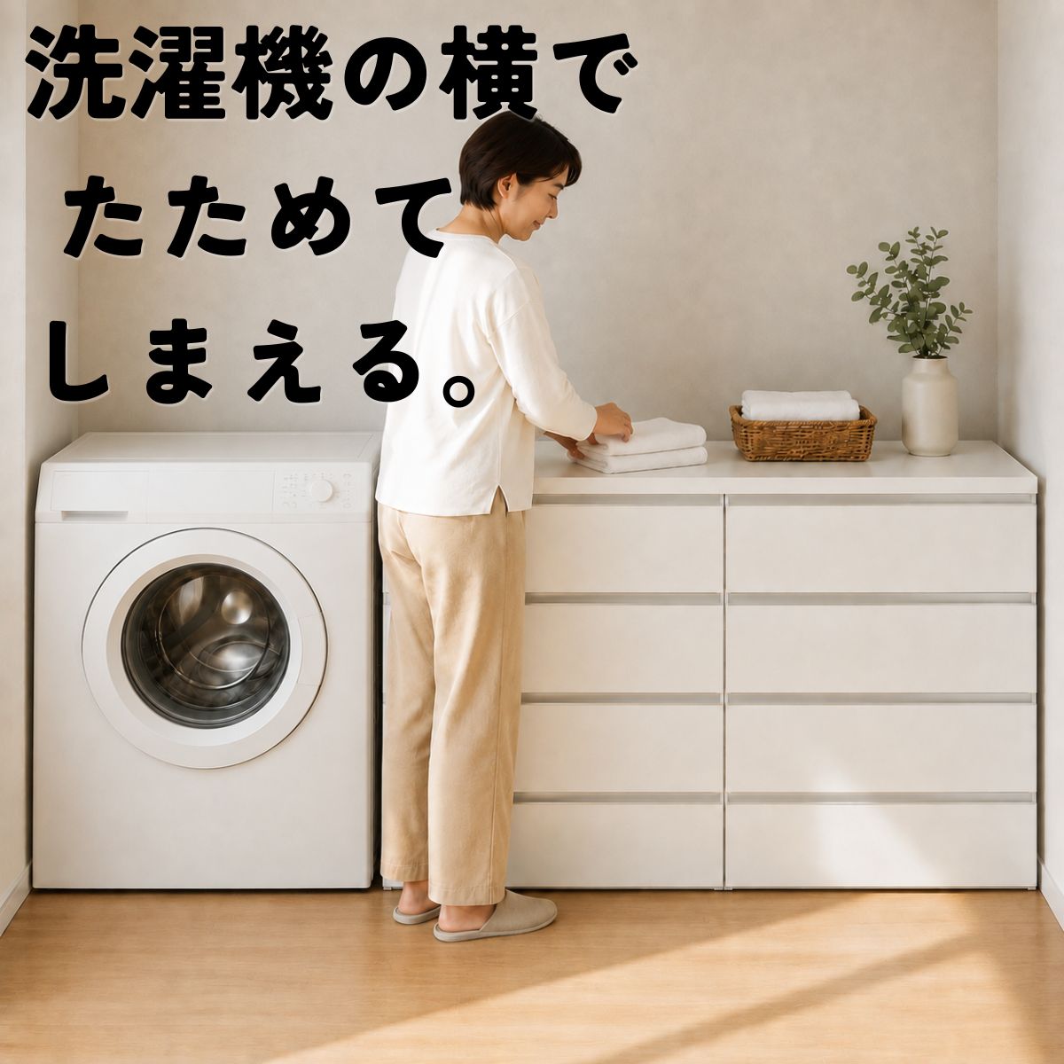 天板下を引き出し収納として使えるシエルのフル収納タイプ