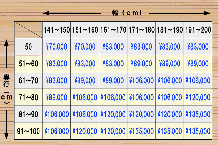 杉テーブル表２