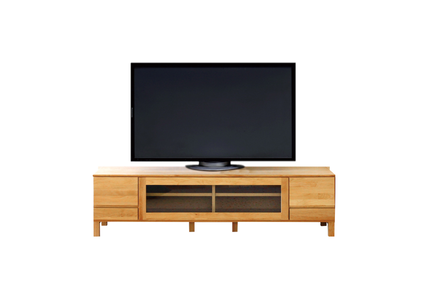 【幅162　奥行44.5　高さ42】ナチュラル162TVボード