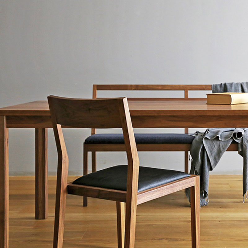 プレーン　ベンチ（ウォールナット）