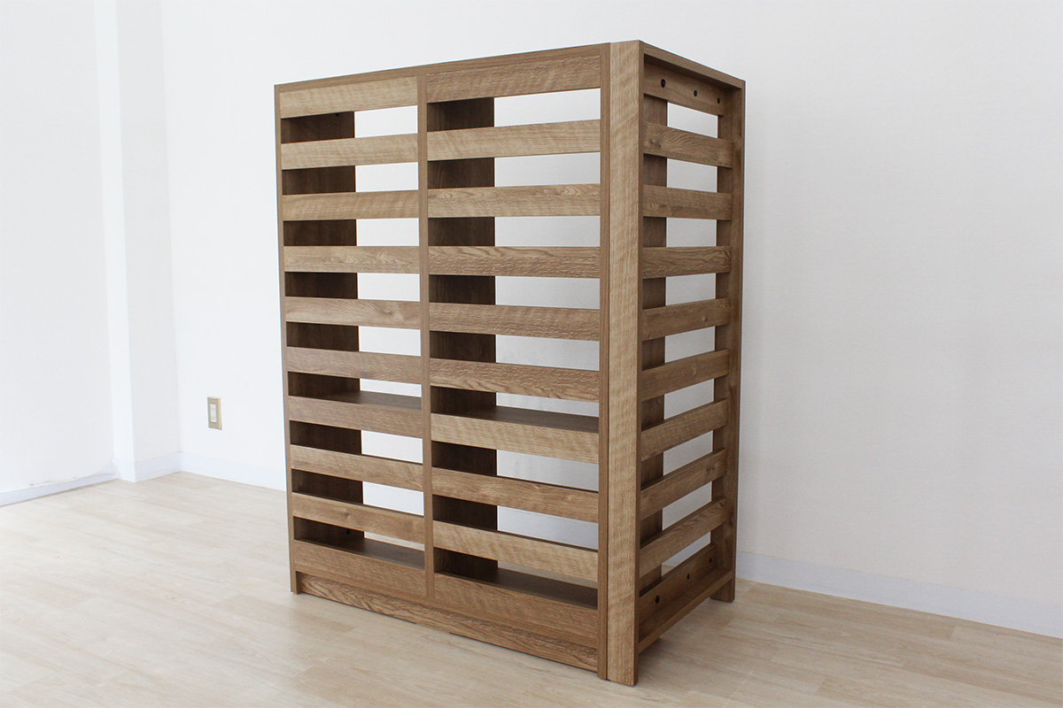 背面も見栄えが良いように化粧仕上げ