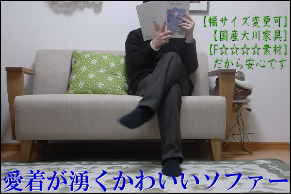 サイズオーダー「ポーチカ肘掛付きソファー二人掛け」幅120・幅130・幅140・幅150は、コンパクトで丸みがあり、天然木の肘掛け付き日本製ソファーに座りたい方にオススメです