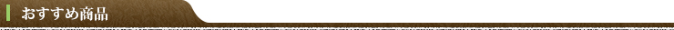 おすすめ商品