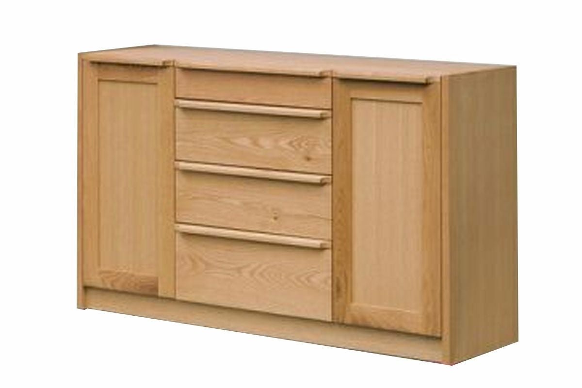 風合いの有る無垢天然木OK001　幅140センチキッチンカウンターレッドオーク