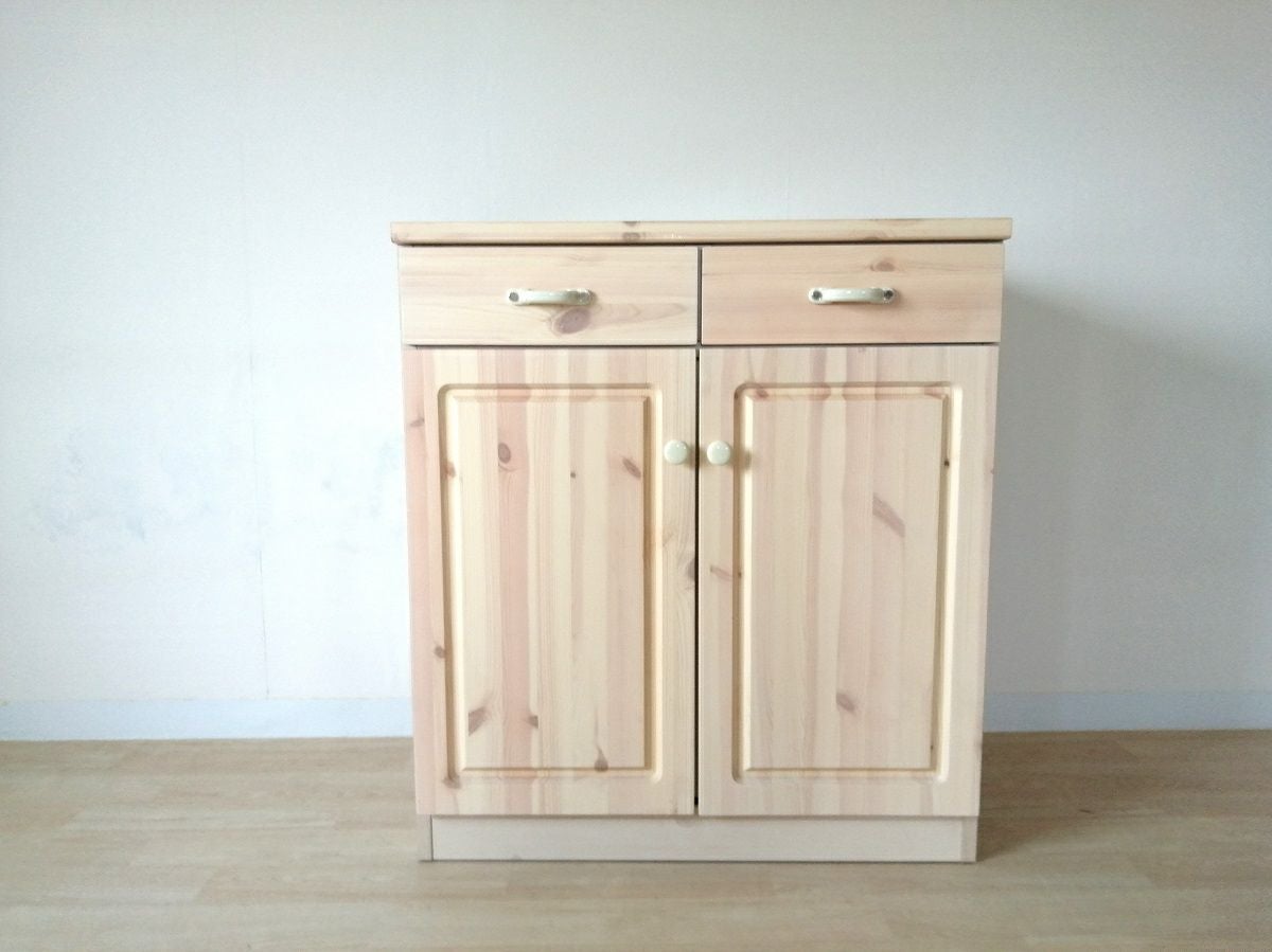 日本産】【大川家具】北欧パイン無垢材で上質のフレンチカントリー風