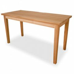 幅130×奥行58×高さ73：栞デスク（九州産杉・燻煙乾燥）