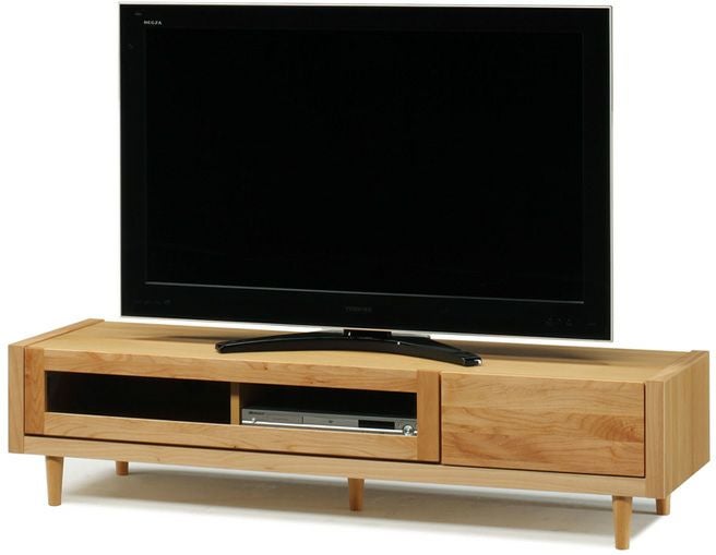 【美品】大川家具 Julia（ジュリア）153 TVボード アルダー無垢材 美品】大川家具 Julia（ジュリア）153 TVボード アルダー無垢材 (リ
