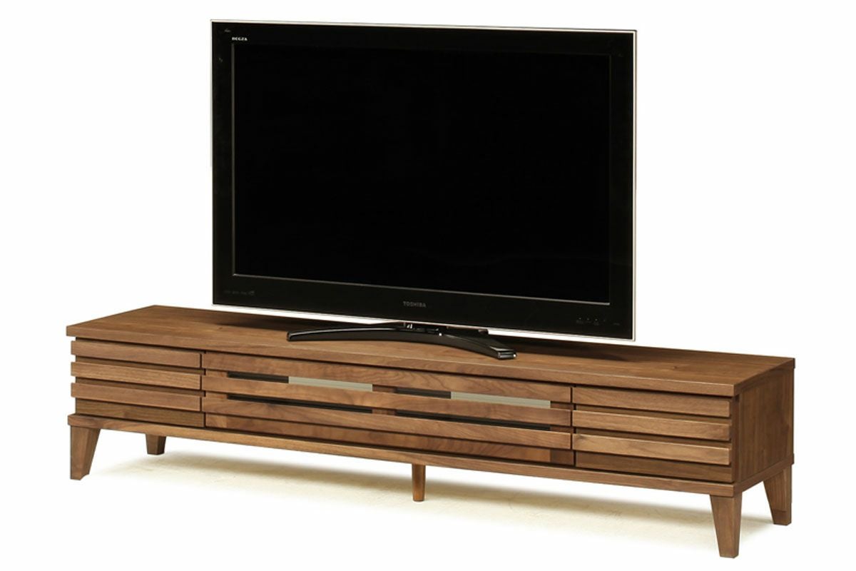 セゾン180テレビボードの天板耐荷重は50kg、本体重量は約40kgです