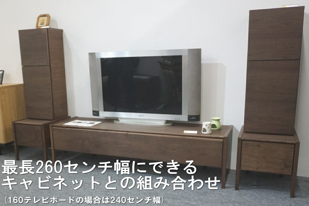 もっているデッキをシンプルに収納できるテレビリビングインテリア