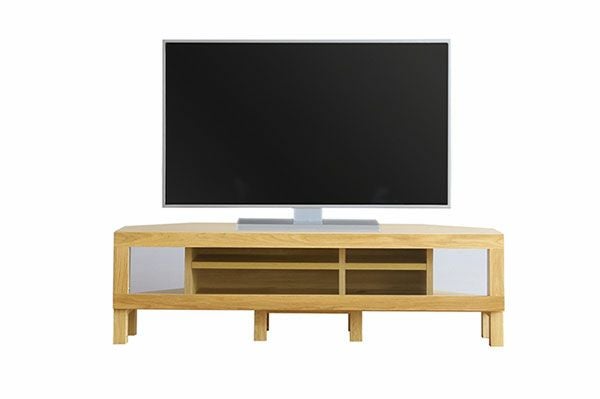 レッチェ１２０コーナーテレビボード（ホワイトオーク）