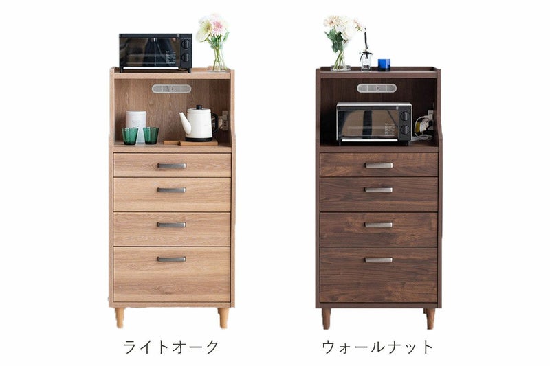 一人暮らし・新生活の食器棚や家電収納に最適【日本製】【大川家具】