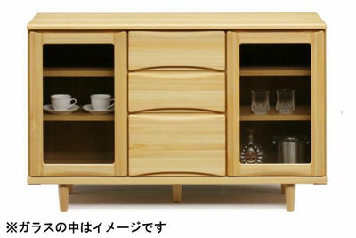 OKティアラ国産ヒノキ120サイドボード