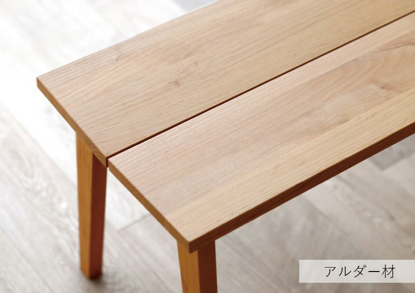 ナチュラル木製ベンチ 約78センチ 木のぬくもりを感じるオーソドックスなプレーンベンチ（ホワイトオーク