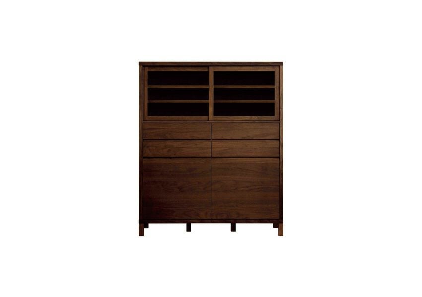 カップボード（大） Amazon.co.jp: キッチンボード 幅115 創愛 幅115×奥行45×高さ174.5cm