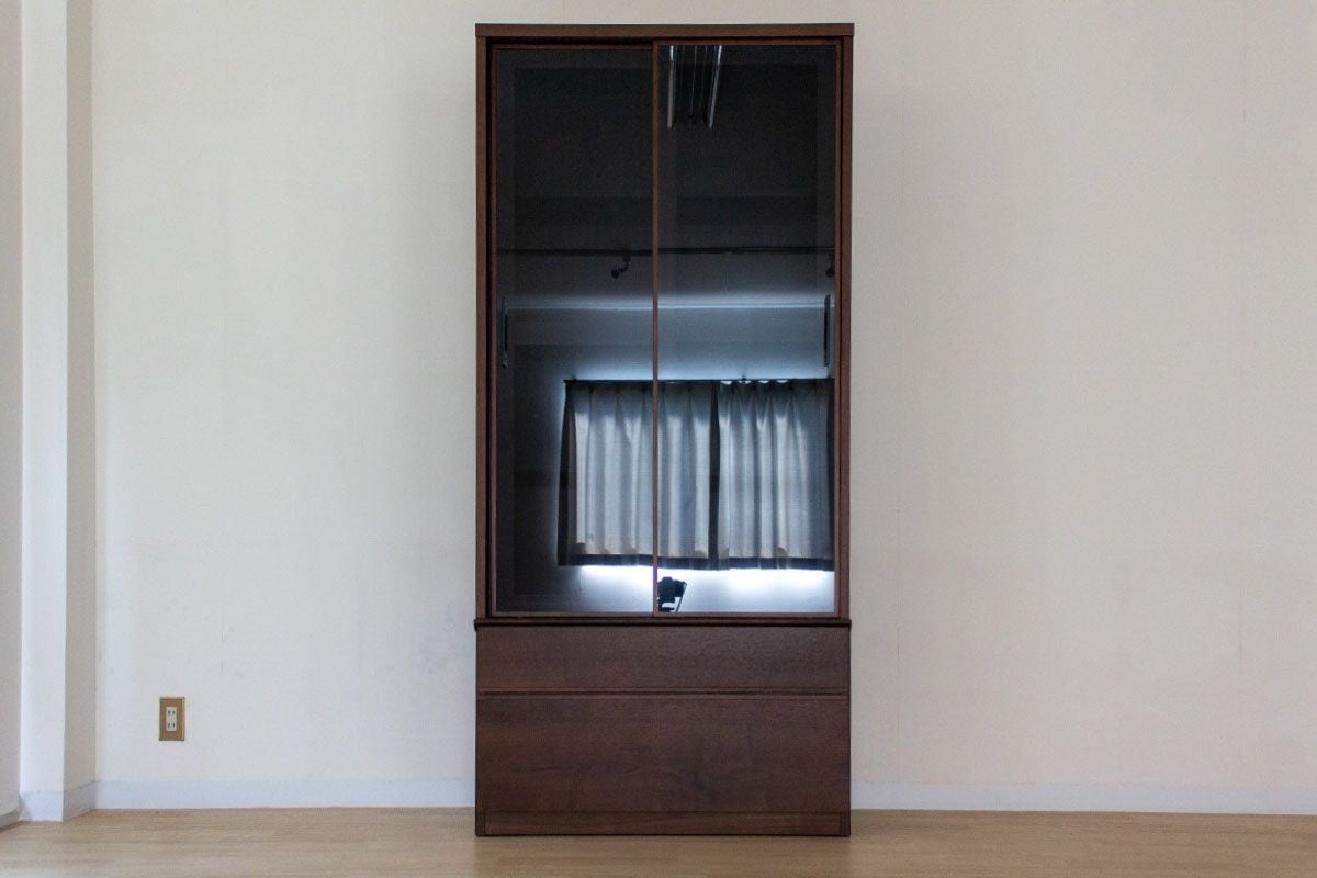 【アウトレット】BOND90引き戸ダイニングボード　ウォールナット材