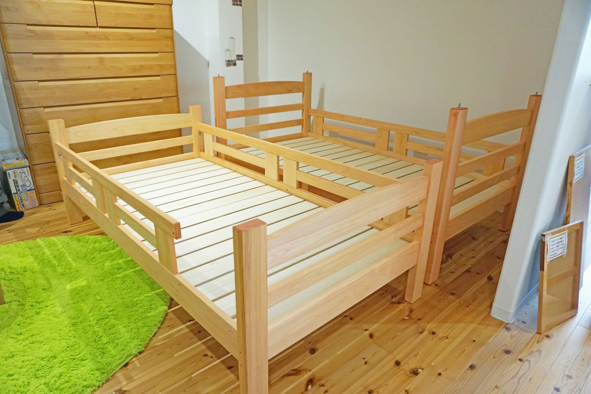 木製2段ベッド　無垢材　マット付き 000000004323-02.jpg?size=l&w=