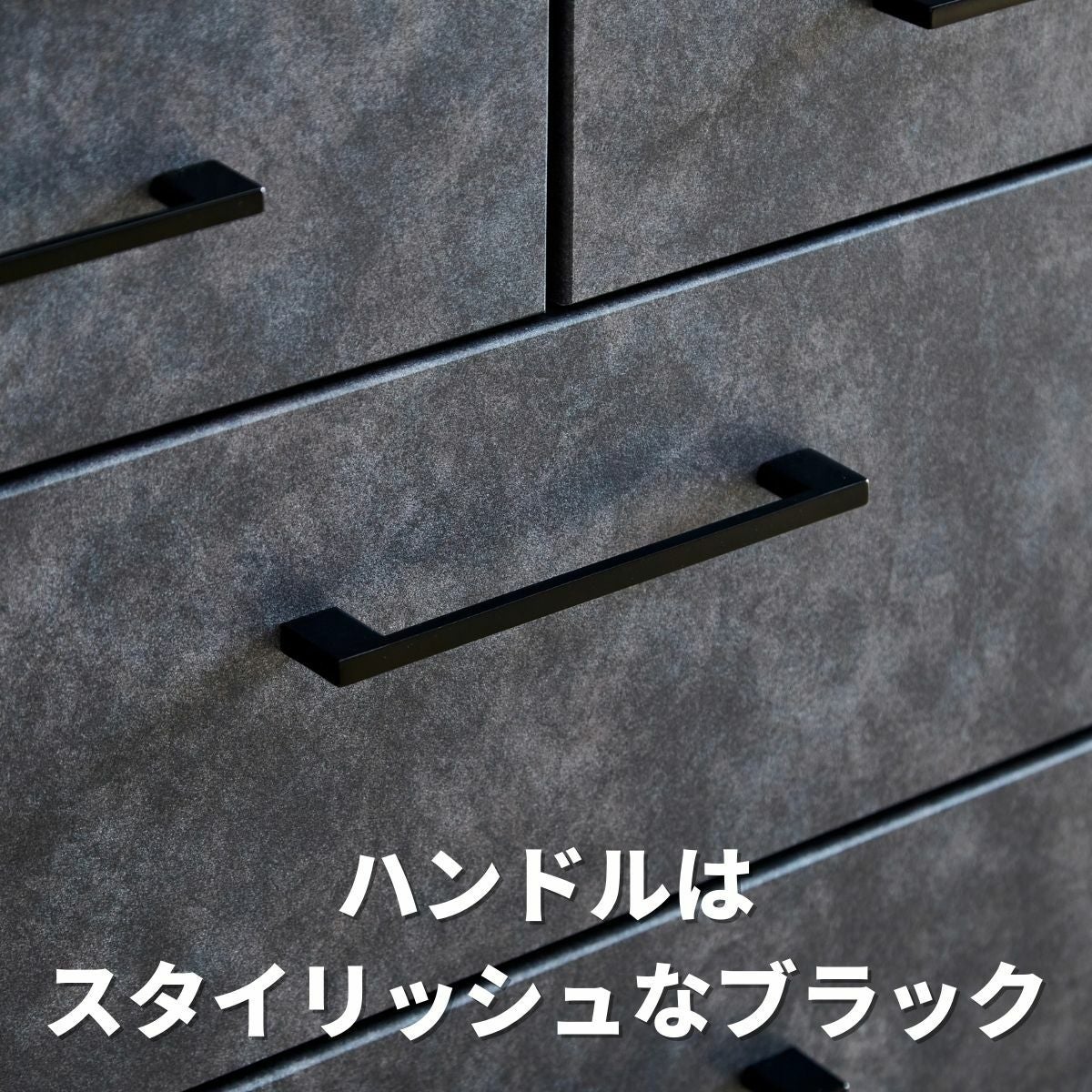ステンレス天板のキッチンカウンター120cm幅グレー
