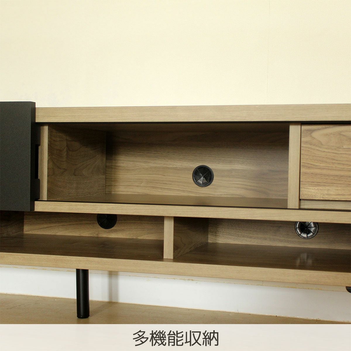 輸送中破損品！160cm幅の激安テレビボードです！通常49800円の商品です。早く取りに来た人にお譲りします！ テレビボード 幅160cm TVボード ウォールナット テレビ台 リビング