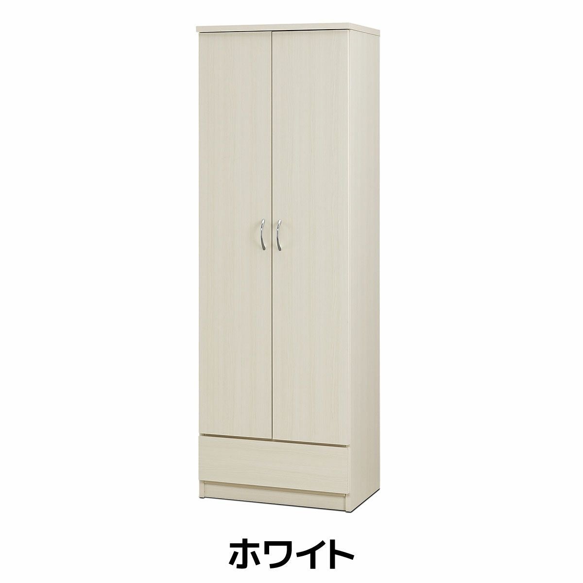 幅60 奥行40 or 55 高さ178】引き出しが付いた正面掛けタイプの服吊り